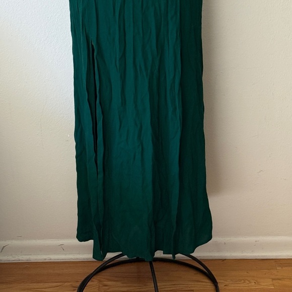 Reformation sz 4 Gavin Dress Elegant Emerald Green opens back detail great cond - Picture 5 of 14
